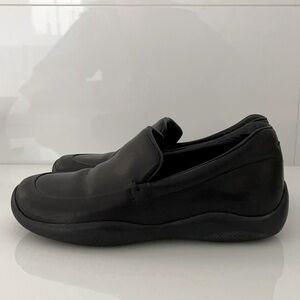 Prada Boys Black Leather Loafer Size 30